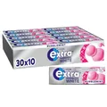 Extra Professional White Bubblemint, Zuckerfreier Kaugummi, Multipack mit 30x10 Dragees, Für frischen Atem
