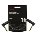 Fender Deluxe Tweed Patch Cable BLK 30 cm