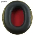 Ohrpolster für viele andere große Over-Ear-Kopfhörer, ovale, weiche Schaumstoff-Ohrpolster (105 x 90 mm) für ATH, AKG und Sennheiser