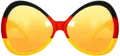 Brille Mega Deutschland schwarz rot gold Fußball Party EM WM