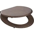 Schütte WC-Sitz MDF Dark Wood mit doppelter Absenkautomatik
