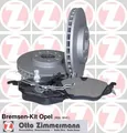 ZIMMERMANN Bremsensatz, Scheibenbremse 640.4218.00 für OPEL