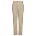 CMP - Women's 4-Way Stretch Zip Off Pant - Zip-Off-Hose Gr 42 beige