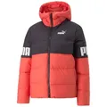 Puma Winterjacke Power Hooded Down Puffer lachsrot Damen