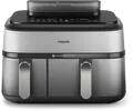 Philips Airfryer NA555 00 Dual Basket 9L 2750W silver (NA555/00) (NA555/00)