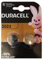 Duracell Typ 2025 Lithium Knopfbatterie, Batterie, (2er Pack)