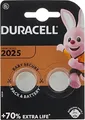 Duracell Knopfzelle CR2025 B2 Lithium, Einwegbatterie, CR2025, Lithium, 3 V, 2 Stück(e), Silber