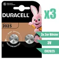 6 x Duracell CR 2025 3V Lithium DL2025 Batterie Knopfzelle im 2er Blister