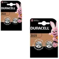 2x Duracell Knopfzelle Lithium CR 2025 DL2025 3V Batterien 2er Blister