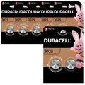 6x Duracell Knopfzelle Lithium CR 2025 DL2025 CR2025 3V Batterien 2er Blister