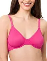 BeeDees Damen Bügel-BH Microfun W Fuchsia, 80C mit Bügel Verstellbare Träger