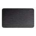 Villeroy & Boch Manufacture Rock Servierplatte rechteckig schwarz 17x28cm