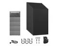 Anker Balkonkraftwerk 3640W Komplettset Solaranlage Anker SOLIX 3 E2700 Pro Speicher, (Smart Meter und 8x Astronergy 455Wp im Lieferumfang enthalten), Speicher mit integriertem Wechselrichter, All-in-One 2,668kWh Akku
