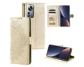 CoverKingz Handyhülle Hülle für Xiaomi 12/12X Handyhülle Flip Case Cover Tasche Etui 16,5 cm (6,5 Zoll), Klapphülle Schutzhülle mit Kartenfach Schutztasche Motiv Mandala