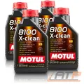 4x 1 L MOTUL 8100 X-CLEAN 5W40 MOTOR-ÖL MOTOREN-ÖL ÖL