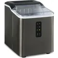 Klarstein Eiswürfelmaschine für Zuhause Camping Gastro, Schnelle Mini Eiswürfelmaschine Klein, Profi Eismaschine für Große Kleine Klare Eiswü...