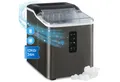 Klarstein Eiswürfelmaschine Albaron Supreme Eiswürfelbereiter, Bulleteis für Zuhause 12kg/Tag LCD Display 1,5 L Ice Maker