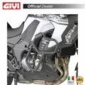 GIVI TN4126 Motorschirm Schwarz Röhrenförmig Versys Se Tourer Plus 1000