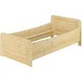 Erst-Holz Seniorenbett 100 x 200 Kiefer Massiv ohne Rost Modell 42
