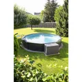STEINBACH Stahlwand-Pool "Nuovo de Luxe II ", ØxH: 460 x 120 cm, Rund, Grau