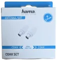 Hama Koax-Set - F-Stecker + F-Kupplung - 5-7 mm