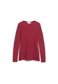 ARMEDANGELS Damen Longsleeve aus Bio-Baumwolle EINIAARA Stripes Slim Fit Tinted Navy-Candy Apple Xs