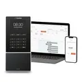 TimeMoto TM-616 Cloud-basiertes Zeiterfassung mit RFID und PIN-Steuerung, Zeiterfassungsgerät für bis zu 200 Benutzer, Arbeitszeiterfassung, Terminplanung, Arbeitszeitberichte, Wi-Fi, App iOS/Android