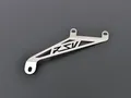 ZIEGER Multitool Auspuffhalter für Aprilia RSV Mille / RSV Mille R silber