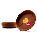 10x Blumentopf Untersetzer   19,5 cm in Terracotta Topfuntersetzer Made in EU