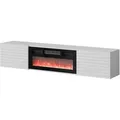 Mirjan24 Tv-Lowboard, Weiß, Holzwerkstoff, Rechteckig,Rechteckig, 183x37x35 cm, Wohnzimmer, Wohnwände, Lowboards, Lowboards stehend