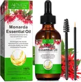 Bergamotteöl Monarda Wilde Bergamotte Bienenbalsam Ätherisches Haaröl Pflegeöl, 1x 60ml