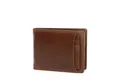 SID & VAIN Geldbörse JACOB, Portemonnaie Echtleder für Herren, Wallet, Brieftasche hellbraun