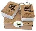 Liamba Karteikarten A8 Pocket Set 2 x 100 Lernkarten in kompakter Karteikartenbox mit Metallringen aus FSC Recyclingpapier farbigen Karten für Schule Studium und unterwegs