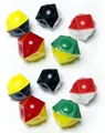 Tipp-Kick Tischfußballspiel Turnier 10 x Fussbälle Ball Fünf Farben Ersatzbälle Tip Kick Matchball