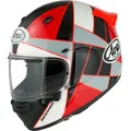 Arai Quantic Peak, Integralhelm - Schwarz/Rot/Weiß/Grau - XL