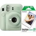 Fujifilm Instax Mini 12 Mint Green + Fotopapier (20 Stück)