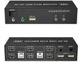 KVM Umschalten auf zwei Monitore mit DisplayPort 4k@ 60Hz (erweiterte Anzeige)