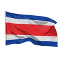 PHENO FLAGS Costa Rica Flagge 90x150cm - wetterbeständige Fahne mit Messingösen, 100% Polyester, robuste Doppelnaht & in lebendigen Farben - ideal für Flaggen-Liebhaber