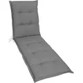 Gardissimo PREMIUM Rollliegenauflage Gartenliege Auflage Kissen grau