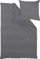 Curt Bauer Bettwäsche Bente Mako-Brokat-Satin Stone Größe 135x200 cm (80x80 cm)