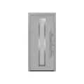 Hörmann Ecostar Haustür "ISOPRO Secur IPS 700S", weißaluminium matt (RAL 9006), 110 x 210 cm (B x H), DIN Rechts
