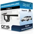 Für Seat Ibiza Fliessheck 05.2017-jetzt ORIS Anhängerkupplung starr neu