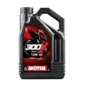 Motul 104121 300V 4T Factory Line Road Racing, 10 W-40, 4 L, Black, 300x234x114