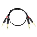 CORDIAL Kabel audio doppelt jack mono 60 cm Kabel AUDIO Essentials Jack