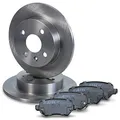 ATEC Germany Bremsenset Hinterachse inkl. Bremsscheiben Ø 240 mm Voll + Bremsbeläge Hinten Kompatibel mit OPEL ASTRA G (T98) (F35) (F70), ASTRA H (A04)(L70), MERIVA A (X03)