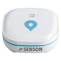 SEBSON Wassermelder mini GS153, 10 Jahres Langzeit-Batterie, Wasseralarm, Wasserwächter 60x60x24,2mm, Wassersensor mit Lithium Batterie