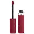 L'Oréal Paris Pflegender Lippenstift mit mattem Finish, Für leuchtende Farben mit bis zu 16 Stunden Halt, Infaillible Matte Resistance, Nr. 500 Wine Not?, 1x 5 ml