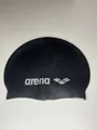 ARENA Badekappe Kinder Badebekleidung Schwarz Silber 55 Schwimmausrüstung
