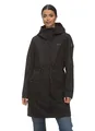 Ragwear SUMMER RELOVED REMAKE Damen Frauen Parka,Mantel,Übergangsmantel,Übergangsjacke mit Kapuze,Schwarz,M