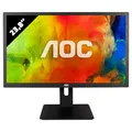 AOC I2475PXQU-B 23,8 Zoll Monitor 1920x1080 FHD IPS 4ms Schwarz Bildschirm